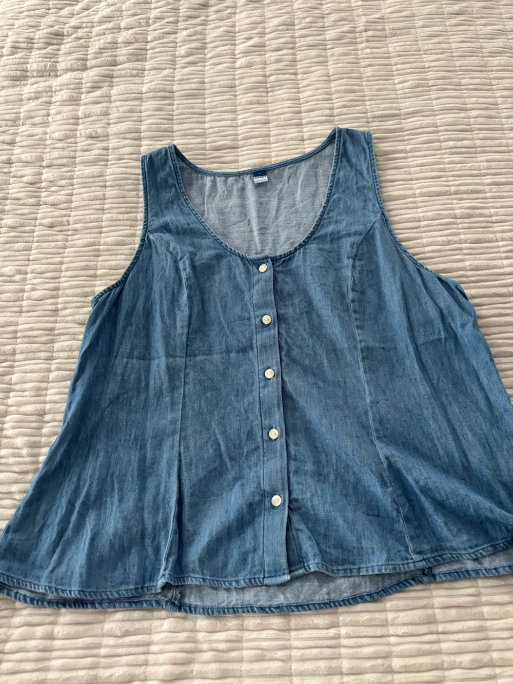 Old Navy Light Blue Chambray Top